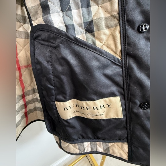 BURBERRY BLACK LADIES BUTTONUP JACKET - Picture 14 of 17